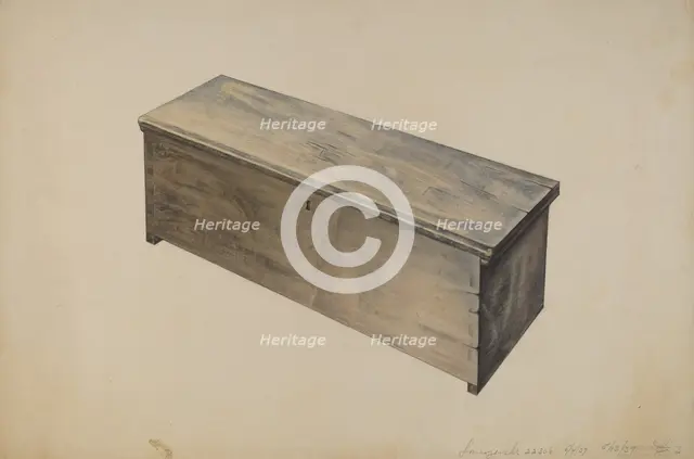 Utility Chest, 1937. Creator: Henry Tomaszewski.