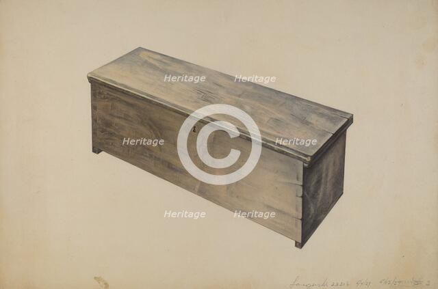 Utility Chest, 1937. Creator: Henry Tomaszewski.