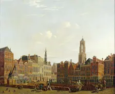 Utrecht Town Hall Bridge with Surroundings, 1779. Artist: Ouwater, Isaac (1748-1793)