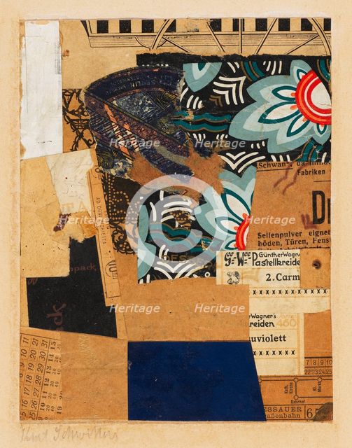 Uviolett, 1926-1928. Creator: Schwitters; Kurt (1887-1948).
