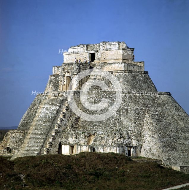 Uxmal, Pyramid of the Magician.