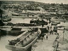 V. Beach in British Hands Gallipoli Campaign, First World War, 1915, (c1920). Creator: Wilfred Park
