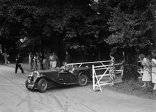 VM Roberts MG Magnette NA, winner of a bronze award at the MCC Torquay Rally, July 1937. Artist: Bill Brunell