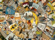 Votes for women board game, (c1910?). Creator: Unknown
