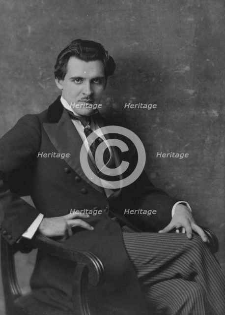 Votichenko, Sacha, Mr., portrait photograph, 1916 May 3. Creator: Arnold Genthe.