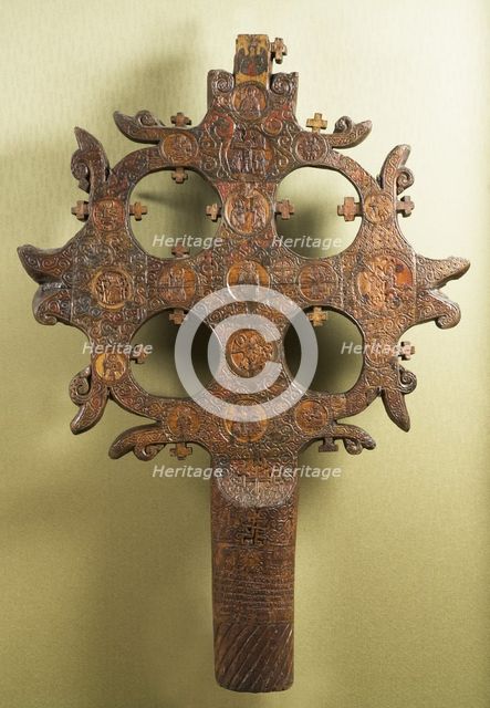 Votive cross, 1359. Artist: Fedosov, Yakov (active ca 1359)