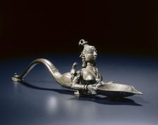 Votive Lamp (Deepa Lakshmi), 1700s-1800s. Creator: Unknown