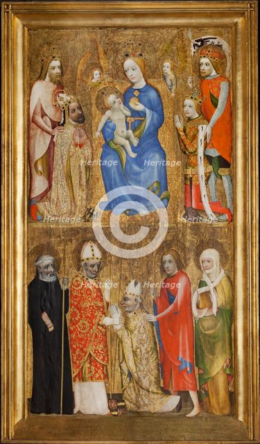 Votive Painting of Archbishop Jan Ocko of Vlasim, before 1371.