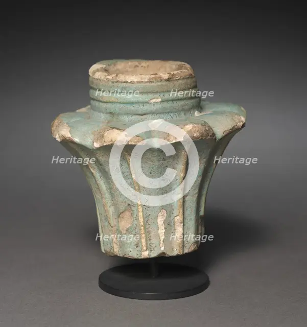 Votive Palm Column Capital, 30 BC-AD 395. Creator: Unknown.