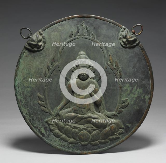 Votive Plaque with Image of Kannon, 1100-1185. Creator: Unknown.