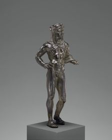 Votive Statuette of Hercle; Statuette of Hercle, 320-280 B. C. Creator: Unknown
