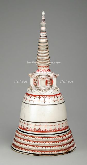 Votive Stupa, 17th-18th century. Creator: Unknown.