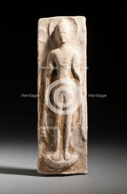 Votive Tablet with Buddha, 9th century. Creator: Unknown.