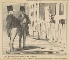 Votre maison me fait l'effet de devoir ..., 19th century. Creator: Honore Daumier