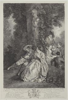 Voulez-vous triompher des belles?..., 1725. Creator: Simon Henri Thomassin