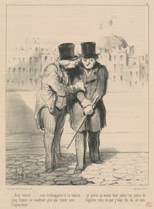 Vous verrez ... rien n'échappera à la baisse ..., 19th century. Creator: Honore Daumier