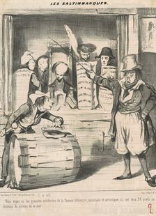 Vous yoyez ici les grandes célébrités..., 19th century. Creator: Honore Daumier