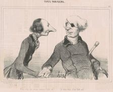 Vous êtes un jeune homme bien né!...je vous vois d'un bon oeil....., c1840. Creator: Honore Daumier