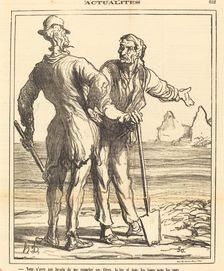 Vous n'avez pas besoin de me rappeler ses titres..., 1871. Creator: Honore Daumier