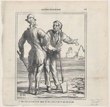 Vous n'avez pas besoin de me rappeler ses titres..., 1871. Creator: Honore Daumier