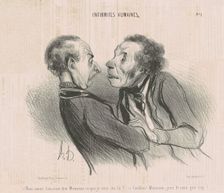 Vous sentez bien, mon cher monsieur..., 19th century. Creator: Honore Daumier