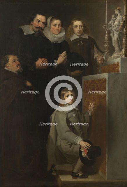 Vow to Mary, 17th century. Creator: Anon.