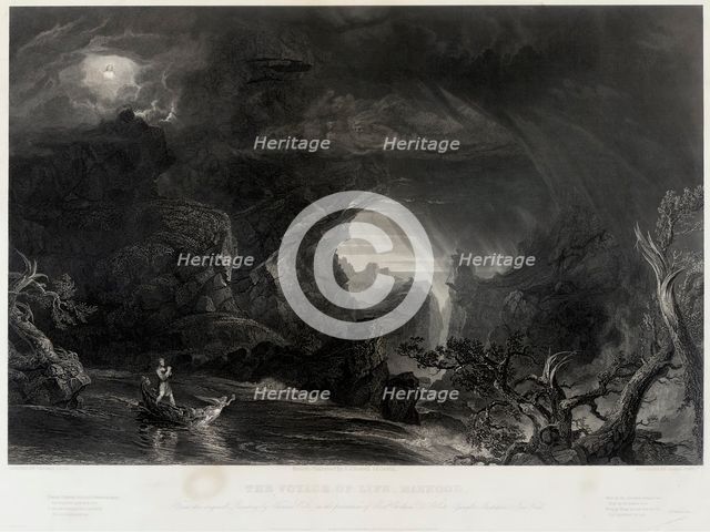 Voyage of Life: Manhood, between 1849 and 1850. Creator: James Smillie.