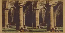Voyage de Bretagne. Saint-Mathieu (Finistere) Ruines de l'Abbaye, No. 4., about 1860. Creator: Charles Paul Furne