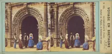 Voyage en Bretagne. Guimilleaux (Finistere) Portail de l'Eglise, et Costumes du pays., about 1860. Creator: Unknown