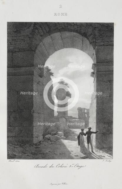 Voyage en Italie en 1822, 1833. Creator: Jean-Baptiste Isabey (French, 1767-1855).