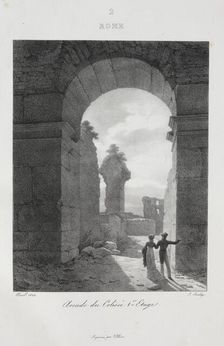 Voyage en Italie en 1822, 1833. Creator: Jean-Baptiste Isabey (French, 1767-1855)