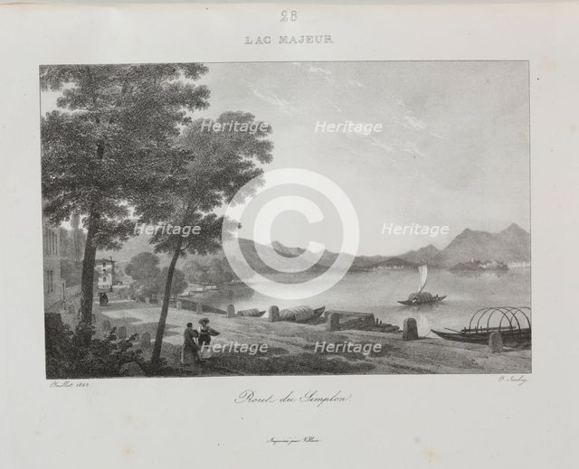 Voyage en Italie en 1822, 1833. Creator: Jean-Baptiste Isabey (French, 1767-1855).