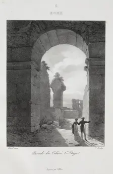 Voyage en Italie en 1822, 1833. Creator: Jean-Baptiste Isabey (French, 1767-1855)