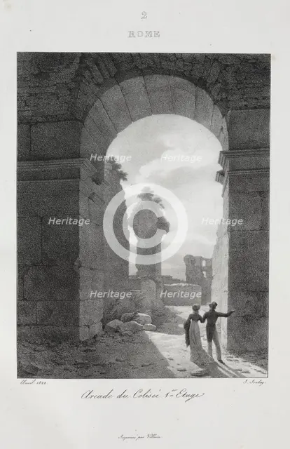 Voyage en Italie en 1822, 1833. Creator: Jean-Baptiste Isabey (French, 1767-1855).