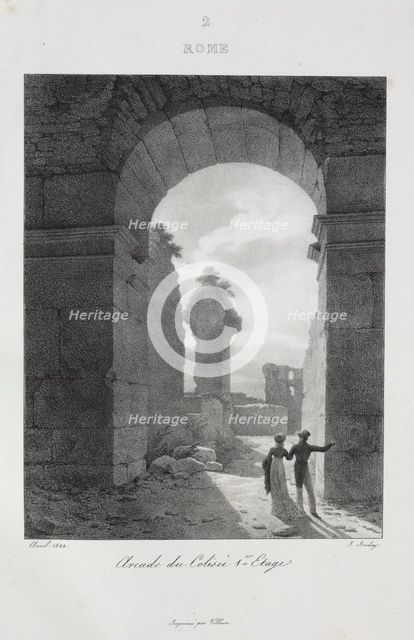 Voyage en Italie en 1822, 1833. Creator: Jean-Baptiste Isabey (French, 1767-1855).