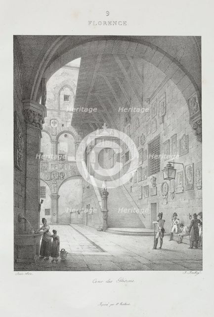 Voyage en Italie en 1822, 1833. Creator: Jean-Baptiste Isabey (French, 1767-1855).