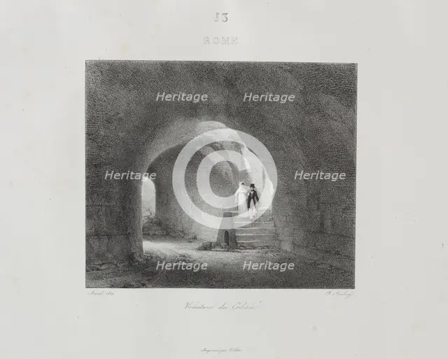 Voyage en Italie en 1822, 1833. Creator: Jean-Baptiste Isabey (French, 1767-1855).