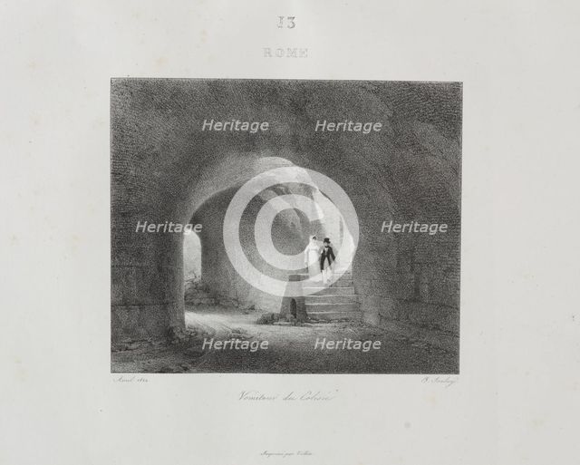 Voyage en Italie en 1822, 1833. Creator: Jean-Baptiste Isabey (French, 1767-1855).
