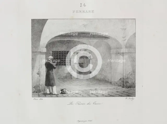 Voyage en Italie en 1822, 1833. Creator: Jean-Baptiste Isabey (French, 1767-1855).