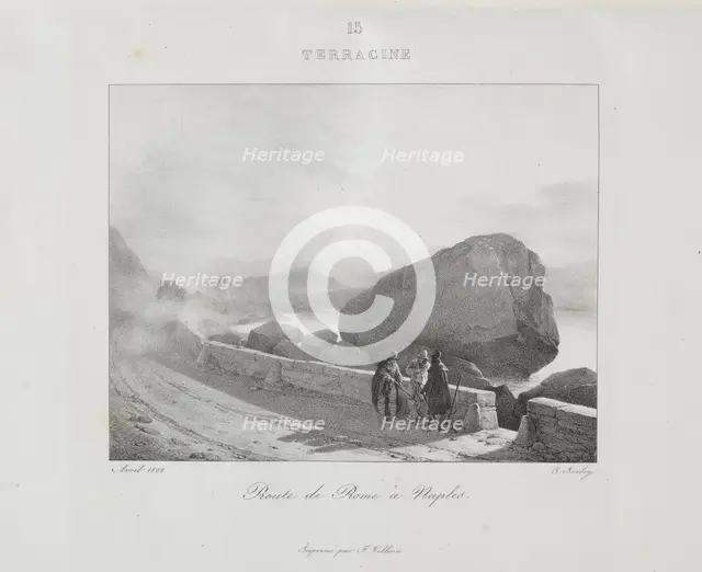 Voyage en Italie en 1822, 1833. Creator: Jean-Baptiste Isabey (French, 1767-1855).