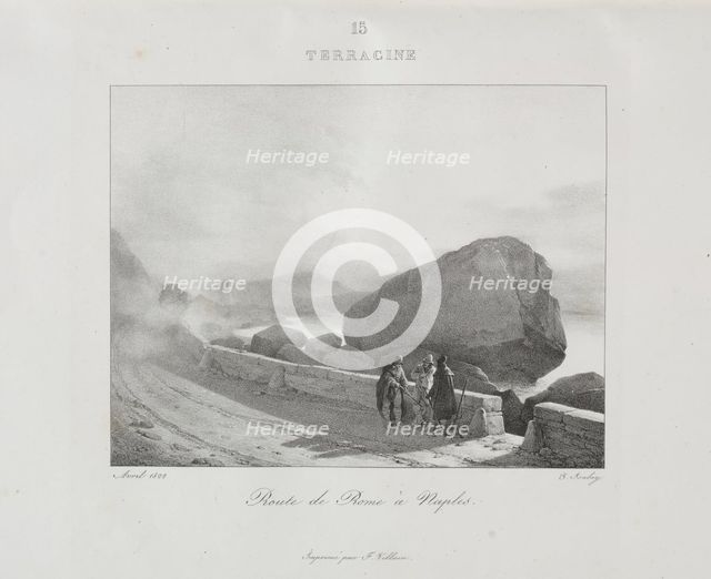 Voyage en Italie en 1822, 1833. Creator: Jean-Baptiste Isabey (French, 1767-1855).
