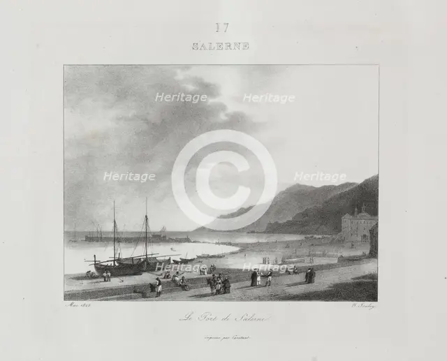 Voyage en Italie en 1822, 1833. Creator: Jean-Baptiste Isabey (French, 1767-1855).