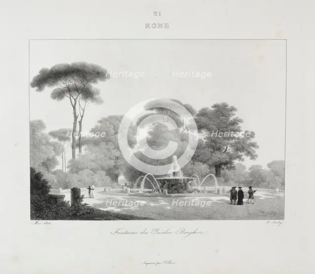 Voyage en Italie en 1822, 1833. Creator: Jean-Baptiste Isabey (French, 1767-1855).