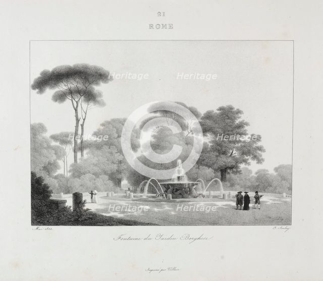 Voyage en Italie en 1822, 1833. Creator: Jean-Baptiste Isabey (French, 1767-1855).