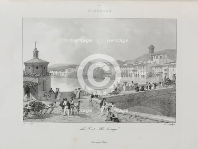 Voyage en Italie en 1822, 1833. Creator: Jean-Baptiste Isabey (French, 1767-1855).