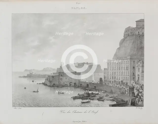 Voyage en Italie en 1822, 1833. Creator: Jean-Baptiste Isabey (French, 1767-1855).