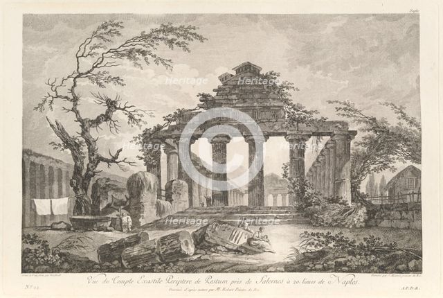 Voyage Pittoresque Ou Description Des Royaumes De Naples Et De Sicile (vol. 3), pub. 1781-1786. Creator: Jean Claude Richard de Saint-Non.