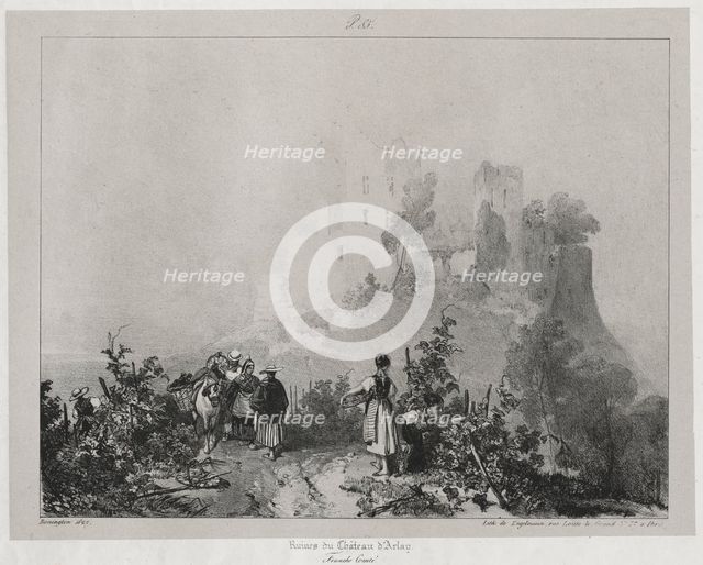 Voyages pittoresques et romantiques dans lancienne France, Franche-Comté..., 1825. Creator: Richard Parkes Bonington (British, 1802-1828).