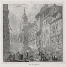 Voyages pittoresques et romantiques dans lancienne France, Normandie..., 1824. Creator: Richard Parkes Bonington (British, 1802-1828)
