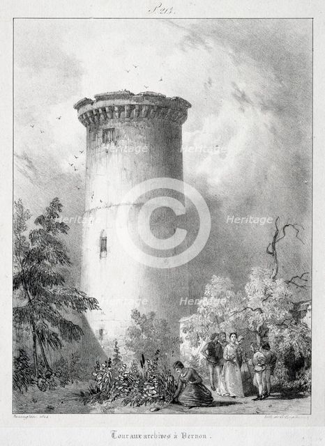 Voyages pittoresques et romantiques dans lancienne France, Normandie..., 1824. Creator: Richard Parkes Bonington (British, 1802-1828).